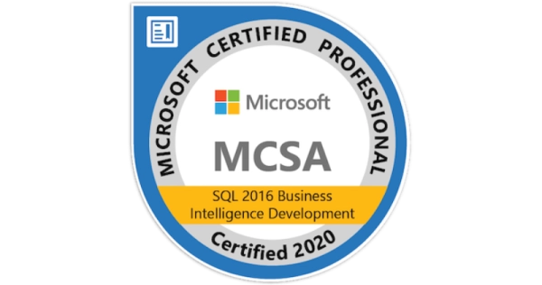 badge for MCSA
