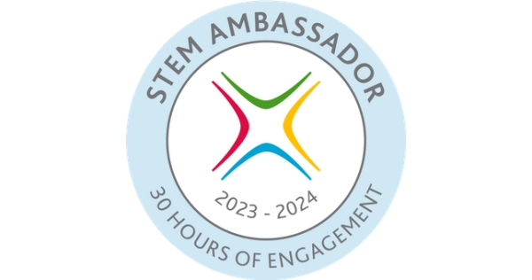 Stem Ambassador Award 2023 for 30 hours of volunteering