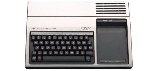 my first computer the TI-99